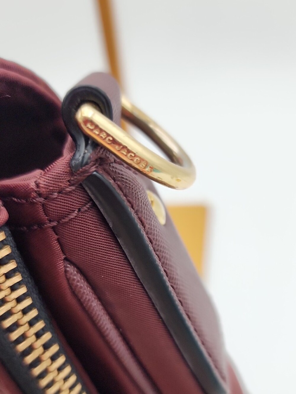 Marc Jacobs Wine Nylon Crossbody with Gold Hardware - Picture 9 of 16